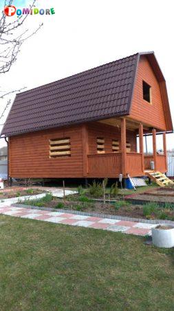 Дом из бруса проект Евгений 6х6 м Дом из бруса проект Евгений 6х6 м