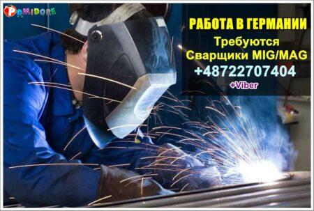 Сварщики MIG/MAG (135/136 метод) в Германию, г. Франкфурт Сварщики MIG/MAG (135/136 метод) в Германию, г. Франкфурт