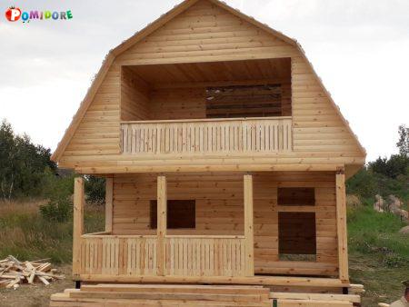 Сруб дома из бруса проект Николай 6х6 м Сруб дома из бруса проект Николай 6х6 м