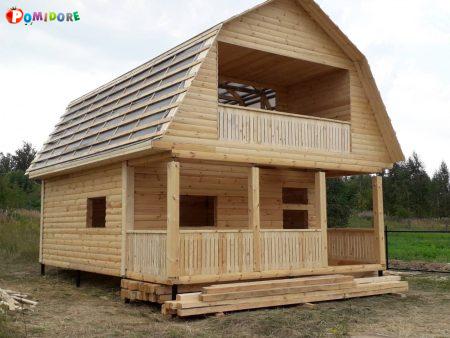Дом из профилированного бруса проект Оболь 6х6 м Дом из профилированного бруса проект Оболь 6х6 м
