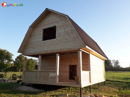 Дом из профилированного бруса 6х6м проект Арнольд Дом из профилированного бруса 6х6м проект Арнольд