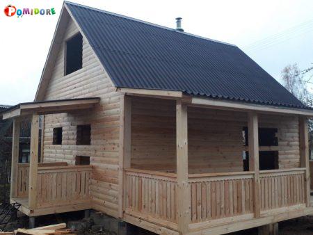 Дом прроект Дачный из бруса 7х8 м Дом прроект Дачный из бруса 7х8 м