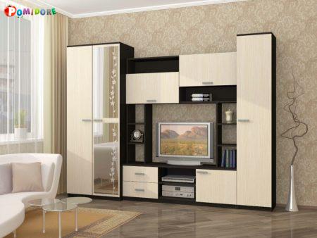 Стенка-горка в гостиную Флора-4(2.8м.) Стенка-горка в гостиную Флора-4(2.8м.)