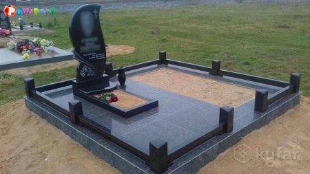 Ограда на кладбище из гранита.Новогрудок Карского1 Ограда на кладбище из гранита.Новогрудок Карского1