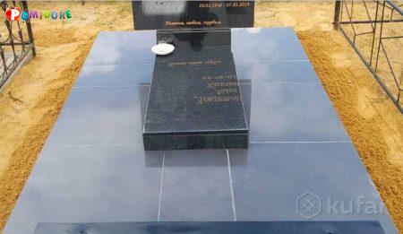 Укладка керамогранита, плитки, бордюра на могилу Укладка керамогранита, плитки, бордюра на могилу