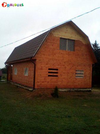 Дом из проф.бруса 9х7м качественный сруб недорого Дом из проф.бруса 9х7м качественный сруб недорого