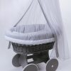 Колыбель плетеная для новорожденного
