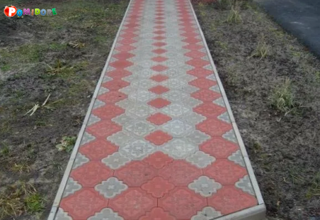 Укладка тротуарной плитки.Колодищи-Юхновка-Городищ и рн