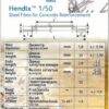 Hendix 1/50, Hendix Prime. Фибра стальная анкерная, проволочная