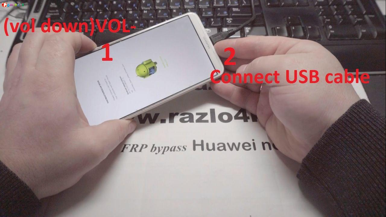 Любой Huawei!!! bypass FRP, разблокировка Google account, Официальная